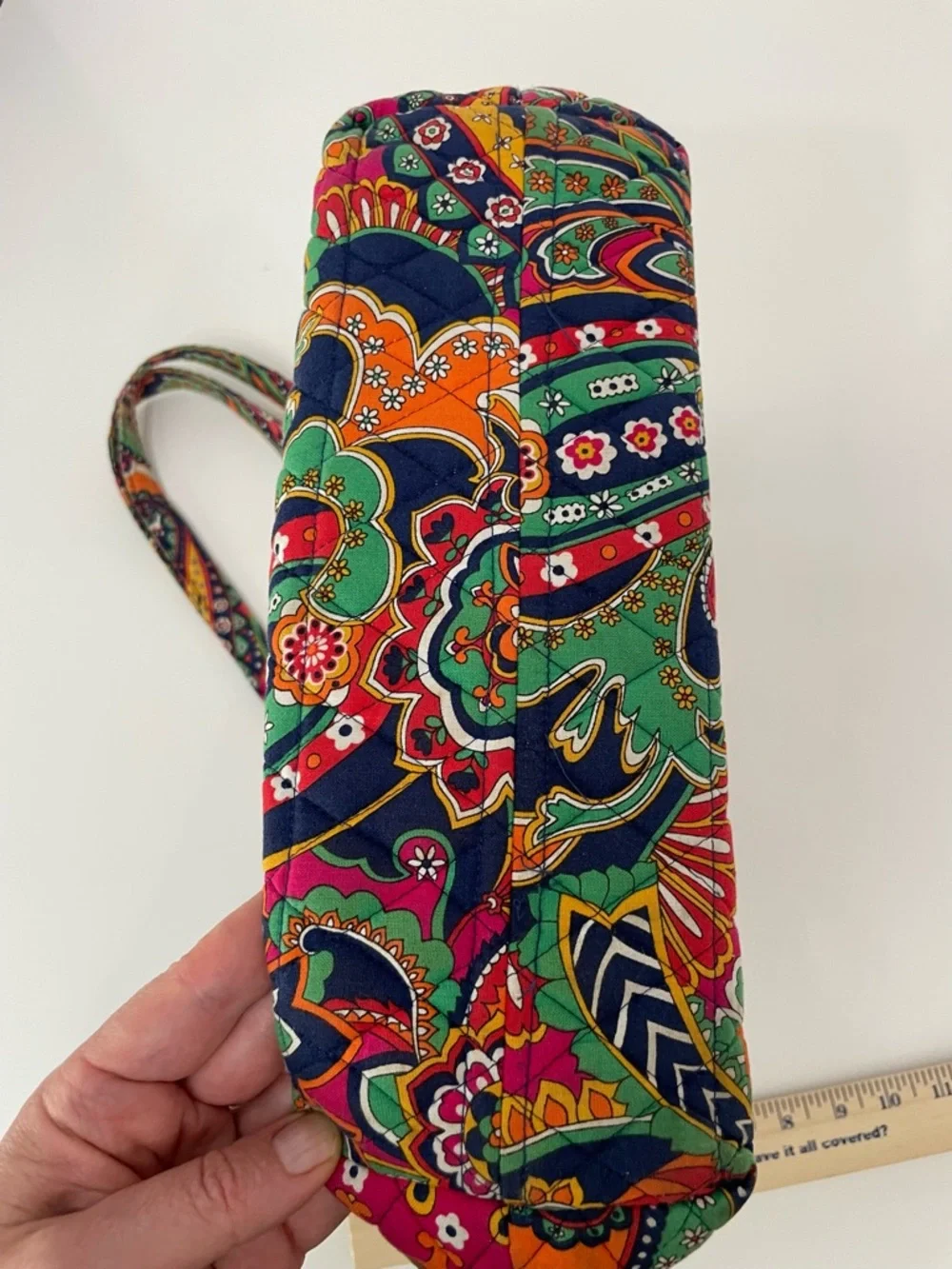 Vera Bradley Venetian Paisley Quilted Tote Shoulder Bag Travel Preppy Boho